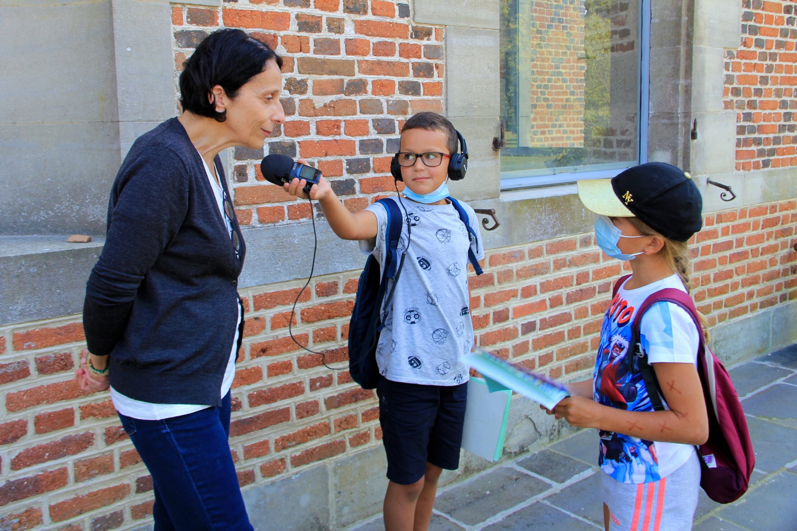 Patrimoine de Limagne : les journalistes du centre de loisirs en reportage